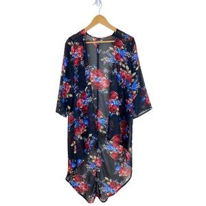 ✨Windsor✨Rose Floral Sheer Kimono Size OS